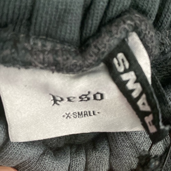 PESO Oversized Fated Shorts, Smoke - Picture 6 of 13